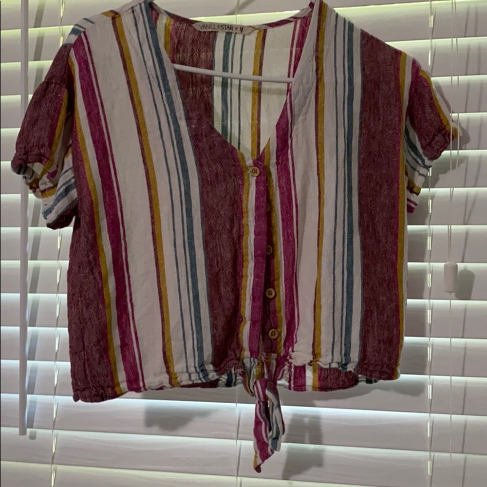 Cute cropped bathing suit cover up